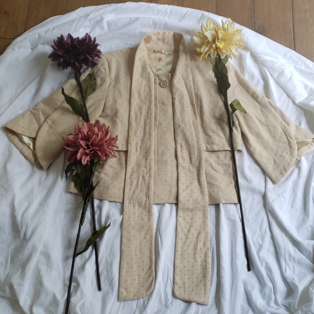 Anthropologie 3/4 sleeve coat NWOT